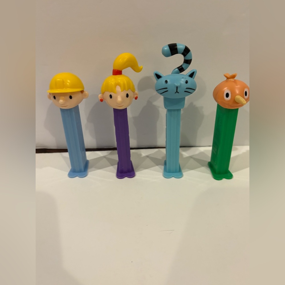 Bob the Builder Pez Dispenser Lot of 4